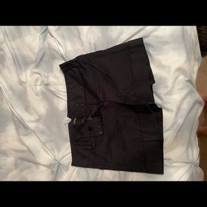 Express black business style shorts